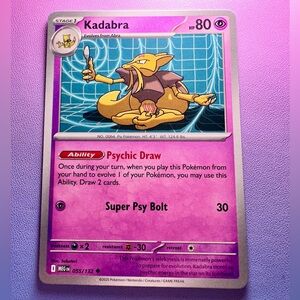 kadabra (055/132) - uncommon — pokémon: mega evolutions